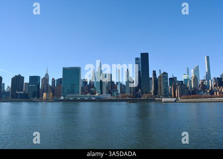 Manhattan Skyline New York City USA Stockfoto