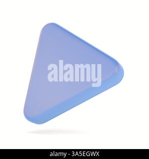 Symbolwiedergabe auf weißem Hintergrund. Isolierte 3D-Darstellung Stockfoto