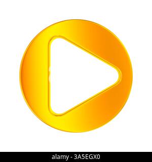 Symbolwiedergabe auf weißem Hintergrund. Isolierte 3D-Darstellung Stockfoto