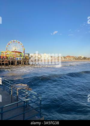 Sonniger Tag in Santa Monica Stockfoto