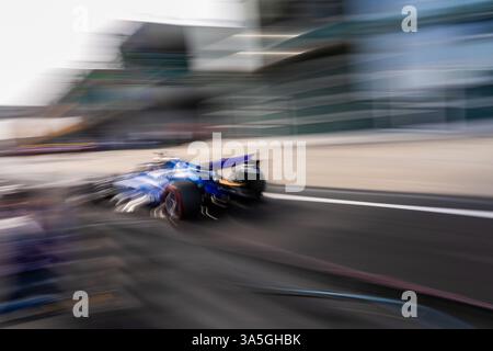 ALEXANDER ALBON (THA) von Williams Racing #23 in die Boxengasse während des FORMEL 1 HEINEKEN CHINESE GRAND PRIX 2025 RENNTAGES auf dem Shanghai Audi International Circuit, Shanghai, China am 23. März 2025 Credit: /Every Second Media Stockfoto