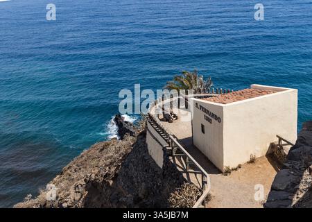 Fortin San Fernando, eine historische Kanonenfestung gegen Piraten, Los Realejos, Teneriffa, Spanien Stockfoto