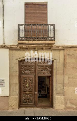 Tourismusbüro, Casa de Rueda. Villanueva de los Infantes Interpretationszentrum, archäologische Ausstellung. Don Quijote Wissenschaftliches Museum. Ciudad Real. Stockfoto
