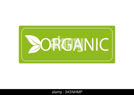 Veganes Emblem. Rundes Logo. Vektorlogo. Naturprodukt. Natürliches Blattsymbol. Veganes Emblem. Gesunde Frischernährung. Gesunder Lebensstil. Stock Vektor