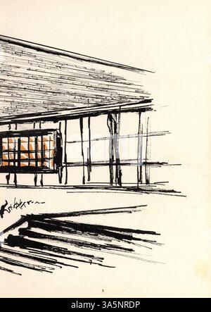 Das Echowan Jahrbuch 1958 der St. Louis Park High School beleuchtet die akademischen, sportlichen und außerschulischen Aktivitäten von Schülern und Lehrern während des Schuljahres 1957-1958. Stockfoto