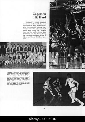 Dieses Jahrbuch 1972 der Lindbergh High School dokumentiert die Aktivitäten und Erfolge von Schülern, Lehrern und Schulveranstaltungen aus dem akademischen Jahr 1971-1972. Stockfoto