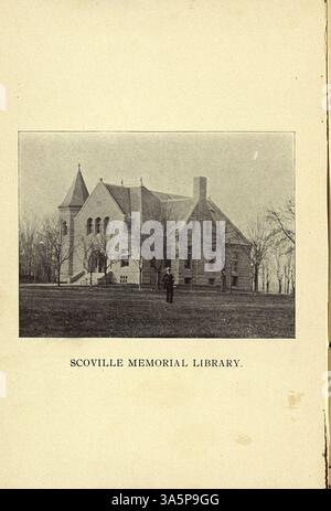 Der Katalog des Carleton College 1896-1897 enthält wichtige akademische und historische Informationen über das College, einschließlich Kurse, Fakultät, Studenten und mehr. Stockfoto