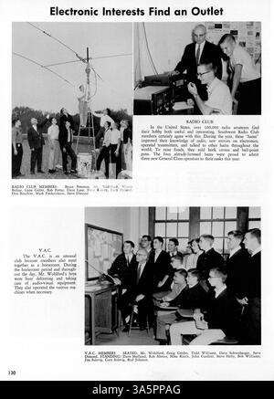 Das Wagistanian Jahrbuch 1964 erfasst die Erinnerungen und Aktivitäten der Southwest High School während des Schuljahres 1963-1964, einschließlich Lehrkörper, Schüler und Schulveranstaltungen. Stockfoto