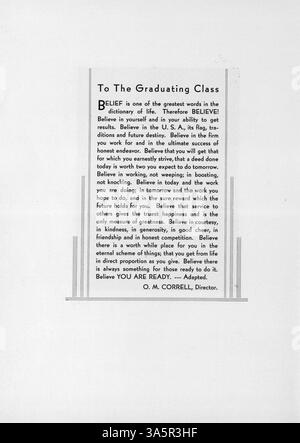 Diese Ausgabe 1933 des Minnesotan Jahrbuchs der Minnesota School of Business zeigt Studenten, Dozenten und Veranstaltungen aus dem Schuljahr 1932-1933. Stockfoto