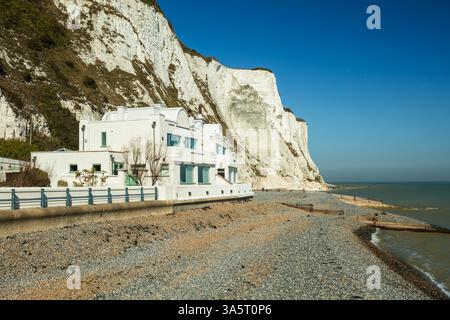 Sea Purse House, St Margaret's Bay in der Nähe von Dover, Kent, England, Großbritannien. Stockfoto