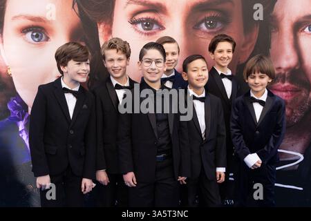 Premiere Elisabeth AMSTERDAM, NIEDERLANDE - 23. MÄRZ: Kindercast während der Premiere Elisabeth am Delamar Theater am 23. März 2025 in Amsterdam, Niederlande. Foto: Marcel Koch/BSR Agency 75511303.jpg Amsterdam Delamar Theater Niederlande Inhalte können nicht direkt oder indirekt über Dritte in den Niederlanden weiterverbreitet werden. Copyright: XBSRxAgencyx Stockfoto