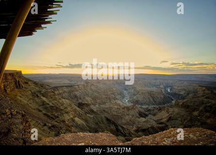 Mein exotischer Reiseroute in Namibia Herbst 2024 Stockfoto