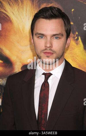Nicholas Hoult bei der Premiere der Mad Max Fury Road im TCL Chinses Theater in Hollywood Stockfoto