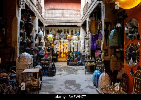 Afrika, Marokko, Marrakesch, im Souk Stockfoto