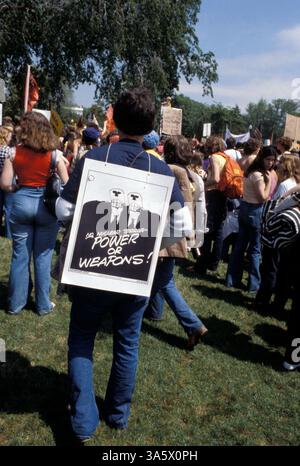 Mai 1979; Washington, DC, USA; Bilder einer Anti-Atomkraft-Kundgebung in Washington, DC. Stockfoto