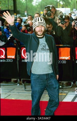 OKTOBER 31, 2000 - LONDON, GROSSBRITANNIEN - Â STEVE FINN ALPHA M042390 31 10 00..-Q MAGAZINE AWARDS 2000 IM PARK LANE HOTEL IN LONDON. (Kreditbild: © Globe Photos/ZUMAPRESS.com) Stockfoto