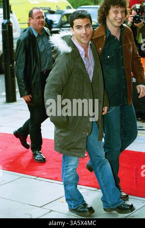OKTOBER 31, 2000 - LONDON, GROSSBRITANNIEN - Â STEVE FINN ALPHA M042390 31 10 00..-Q MAGAZINE AWARDS 2000 IM PARK LANE HOTEL IN LONDON. (Kreditbild: © Globe Photos/ZUMAPRESS.com) Stockfoto