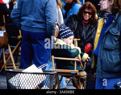 Januar 2011 - L2419 SD1210. DREHARBEITEN VON "HOME ALONE LOST IN NEW YORK". MACAULAY CULKIN. HENRY McGee/ 1991(Bild: © Globe Photos/ZUMAPRESS.com) Stockfoto