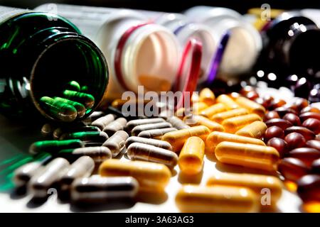 Februar 2015 - St. Petersburg, Florida, USA - CHERIE DIEZ | Times. Studio-Aufnahme von Kräuterpräparaten, 12. Februar 2015. (Bild: © Cherie Diez/Tampa Bay Times/ZUMA Wire) Stockfoto