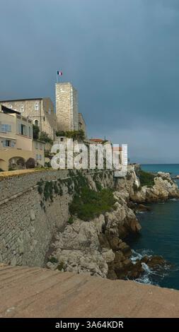 Antibes im Herbst Stockfoto