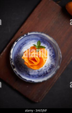 Mayongchid oder marian Pflaumenkäsekuchen Stockfoto