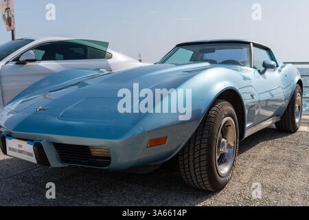 Alimos, Griechenland – 19. September 2021: Modell Chevrolet Corvette Stingray Stockfoto