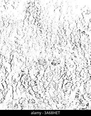 Staub-Overlay Distress Grungy-Effekt Farbe. Nahtlose schwarze und weiße Grunge-Textur. Staub und Kratzer der Kornstruktur auf weißem und schwarzem Hintergrund. Stock Vektor