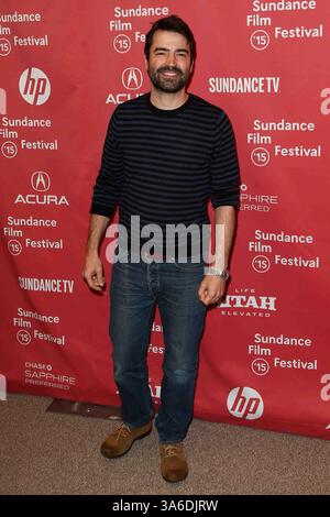 26. Januar 2015 – Park City, Utah, USA – der Schauspieler Ron Livingston nimmt während des Sundance Film Festivals 2015 an der Premiere von „Digging for Fire“ im Eccles Theater Teil. (Bild: © Debby Wong/ZUMA Wire) Stockfoto