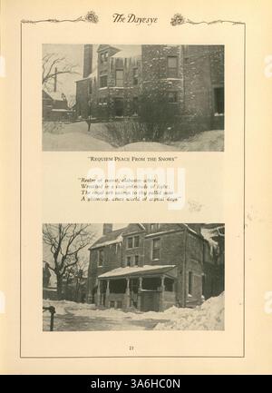 Diese Ausgabe des Dayesye Jahrbuchs 1929 der St. Margaret's Academy zeigt Studenten, Lehrkräfte, Vereine und sportliche Veranstaltungen, wobei die Höhepunkte des Schuljahres 1928-1929 erhalten bleiben. Stockfoto