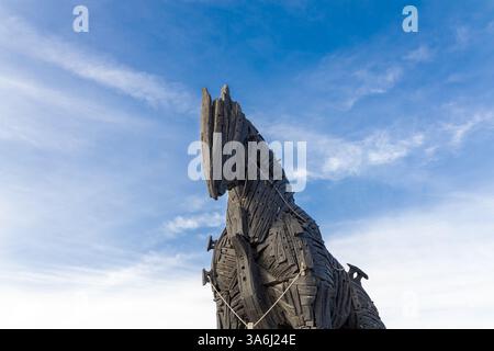Trojanisches Pferd in Canakkale, Türkei Stockfoto