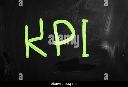 Geschäftsideen mit weißer Kreide auf einer Tafel handschriftliche Stockfoto