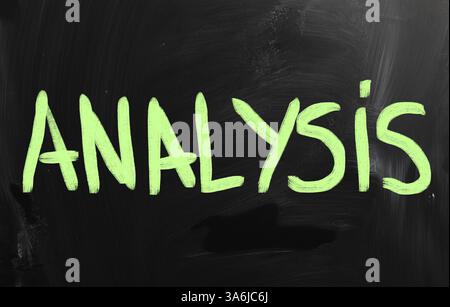 Geschäftsideen mit weißer Kreide auf einer Tafel handschriftliche Stockfoto