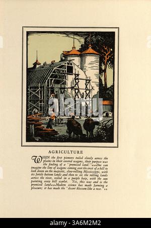 Dieses Jahrbuch der West High, Hesperian 1925, dokumentiert die Ereignisse, Vereine, Sportmannschaften, und Schüler aus dem Schuljahr 1924-1925. Stockfoto