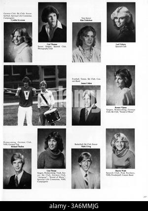 In diesem Jahrbuch der Minnehaha Academy werden die Höhepunkte des Schuljahres 1979-1980 festgehalten, mit Schülern, Lehrern, außerschulischen Aktivitäten und Sport. Im Volume fehlen die Seiten 55, 56 und 59-62. Stockfoto