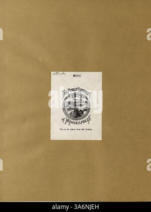 Das Breck Yearbook 1971, Mustang, fängt ein ganzes Jahr des Schullebens an der Breck High ein, von Schüleraktivitäten und Schulveranstaltungen bis hin zu Dozenten und Leichtathletik, und bietet einen Einblick in die Kultur und Traditionen der Schule während dieser Zeit. Stockfoto