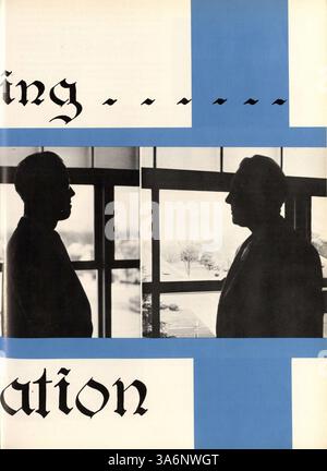 Das Echowan Jahrbuch 1959 der St. Louis Park High School dokumentiert die Schüler, Lehrer, Vereine, Sport und die wichtigsten Ereignisse des Schuljahres 1958-1959. Stockfoto