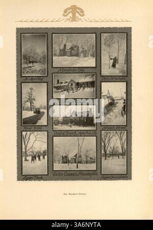 Das Edison Yearbook 1928 beleuchtet die akademischen, sportlichen und außerschulischen Aktivitäten der Edison High School, wobei sich die Abschnitte auf Schüler, Lehrer und Schulveranstaltungen aus dem Jahr 1927-1928 konzentrieren. Stockfoto