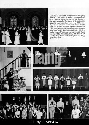 Das Geweih Jahrbuch 1979 der Minnehaha Academy fasst die wichtigsten Höhepunkte des Schuljahres 1978-1979 zusammen und dokumentiert Schüler, Lehrer, Sportveranstaltungen, Schulclubs, und andere wichtige Aktivitäten im Hennepin County. Stockfoto