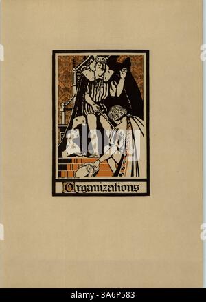Die 1925 erschienene Ausgabe des Tiger Yearbook der South High School dokumentiert die verschiedenen Aktivitäten der Schüler, darunter Clubs und Sport, sowie den Einfluss afroamerikanischer Schüler während des Schuljahres 1924-1925. Stockfoto
