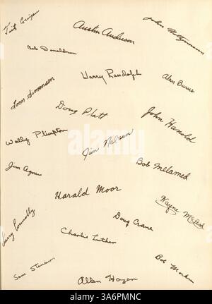 Das Call O' Pan Jahrbuch 1960 der Blake High School dokumentiert Schüler, Lehrer, Vereine, Leichtathletik und wichtige Ereignisse aus dem Schuljahr 1959-1960 und bewahrt so den akademischen und außerschulischen Geist der Schule. Stockfoto