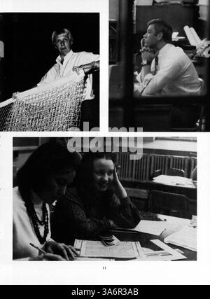 Die 1972 erschienene Ausgabe des „Hesperian“ Jahrbuchs der West High School enthält Fotos und Berichte von Schülern, Lehrern, Vereinen, sportlichen Veranstaltungen und bemerkenswerten Ereignissen aus dem Schuljahr 1971-1972, die die Geschichte der afroamerikanischen Bevölkerung unterstreichen. Stockfoto