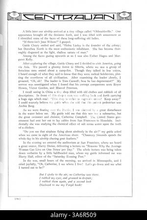 Das Jahrbuch 1920 Centralian enthält Profile von Schülern, Lehrern, Sportmannschaften, Clubs und anderen Schulaktivitäten an der Central High School, die die afroamerikanische Geschichte im akademischen Jahr 1919-1920 beleuchten. Stockfoto