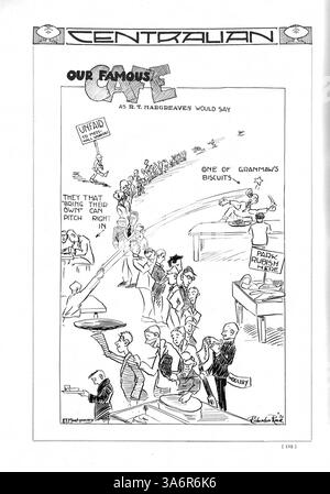 Das Centralian Jahrbuch 1920 zeigt Schüler, Lehrer, Leichtathletik, Vereine und wichtige Schulveranstaltungen an der Central High School, mit einem Schwerpunkt auf der afroamerikanischen Geschichte ab dem Schuljahr 1919-1920. Stockfoto