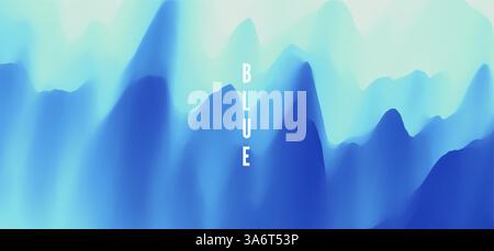 Textur der Eisoberfläche. Abstrakter Hintergrund mit dynamischem Effekt. Modernes Bildschirmdesign für mobile App und Web. Vektorabbildung. Design für Banner, Stock Vektor