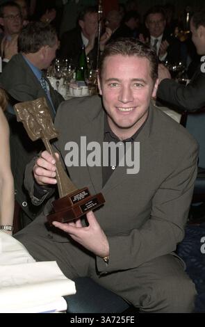 März 2001 - London, Großbritannien - ©DAVE BENETT ALPHA DM043555 13.03.2001.ALLY McCOIST.-THE TRIC AWARDS 2001.AT THE GROVESNOR HOUSE HOTEL(Kreditbild: © Globe Photos/ZUMAPRESS.com) Stockfoto