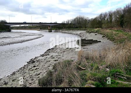 Rund um Großbritannien - Historic Dock, River Ribble, Preston Stockfoto