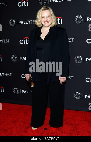 März 27, 2025, Los Angeles, CA, USA: LOS ANGELES - 26. März: Elisabeth Moss beim PaleyFEST 2025 - A Handmaid's Tale at the Dolby Theater am 26. März 2025 in Los Angeles, CA (Credit Image: © Kay Blake/ZUMA Press Wire) NUR ZUR REDAKTIONELLEN VERWENDUNG! Nicht für kommerzielle ZWECKE! Stockfoto