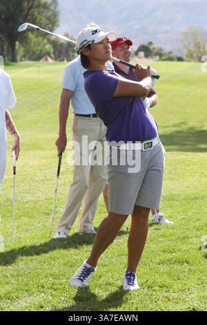 April 2013 - Rancho Mirage, Kalifornien, USA - ehemaliger Meisterschaftssieger, LPGA Pro, YANI TSENG während des Promi-am der Kraft Nabisco Championship LPGA Golf im Mission Hills Country Club (Bild: © Dane Andrew/ZUMAPRESS.com) Stockfoto