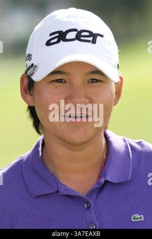 April 2013 - Rancho Mirage, Kalifornien, USA - ehemaliger Meisterschaftssieger, LPGA Pro, YANI TSENG während des Promi-am der Kraft Nabisco Championship LPGA Golf im Mission Hills Country Club (Bild: © Dane Andrew/ZUMAPRESS.com) Stockfoto