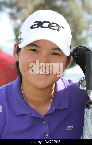 April 2013 - Rancho Mirage, Kalifornien, USA - ehemaliger Meisterschaftssieger, LPGA Pro, YANI TSENG während des Promi-am der Kraft Nabisco Championship LPGA Golf im Mission Hills Country Club (Bild: © Dane Andrew/ZUMAPRESS.com) Stockfoto